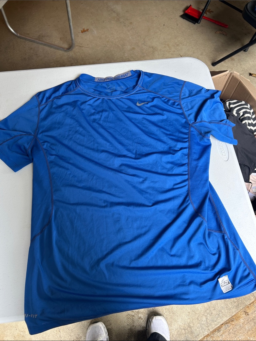 Nike Blue Short Sleeve Athletic Shirt